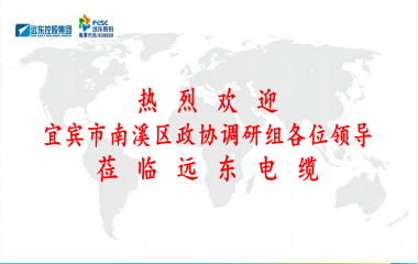 南溪區(qū)政協(xié)黨組書記、主席余水情率隊(duì)蒞臨遠(yuǎn)東電纜宜賓參觀調(diào)研